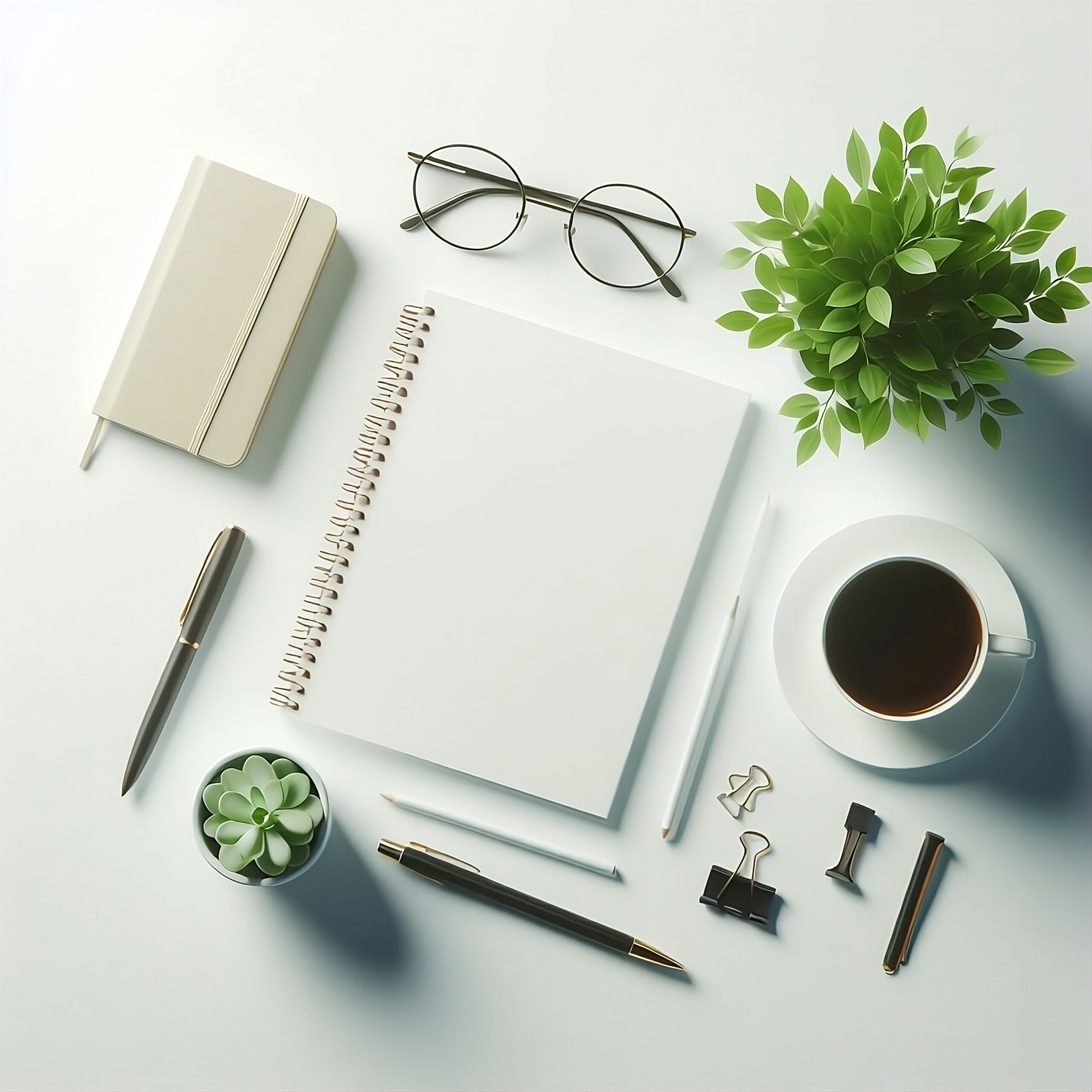 regalos de empresa y merchandising sobre un escritorio