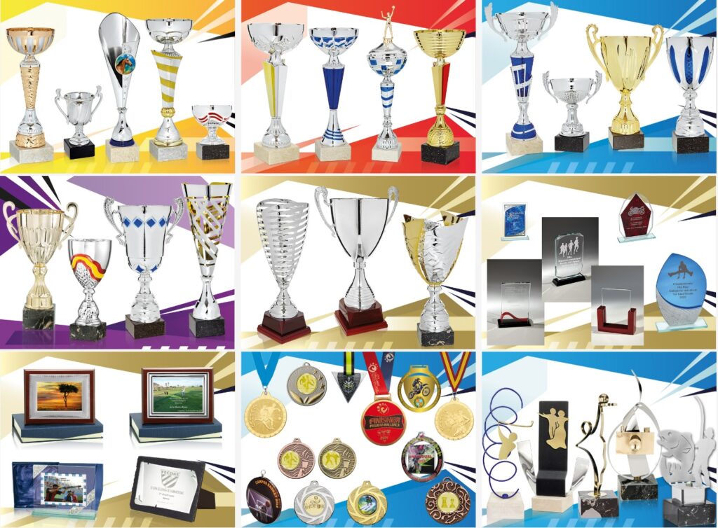 donde comprar merchandising deportivo trofeos