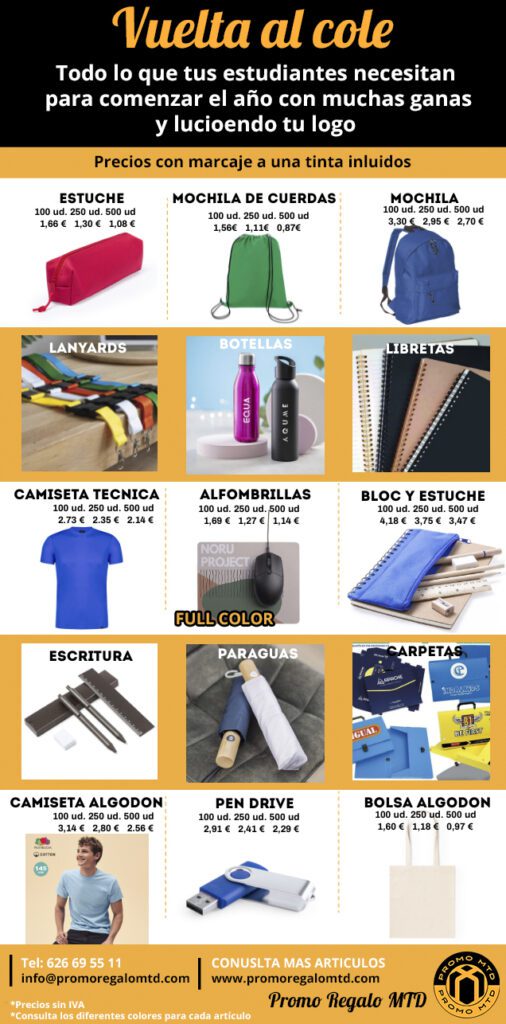 oferta vuelta al cole
