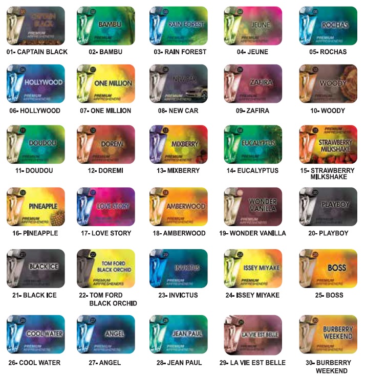 Franacias premium de ambientadores publicitarios personalizados