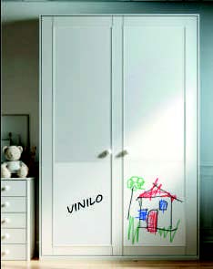 Pizarra adhesiva personalizada sobre vinilo